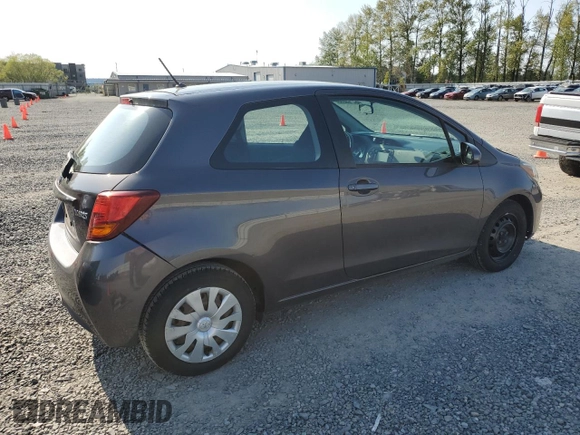2015 Toyota Yaris L with VIN VNKJTUD33FA019160, listed as a Copart auction lot 54369235 with 65,595 mi miles and Salvage Title. Bid and sale history available at carsss.com. Image 3.