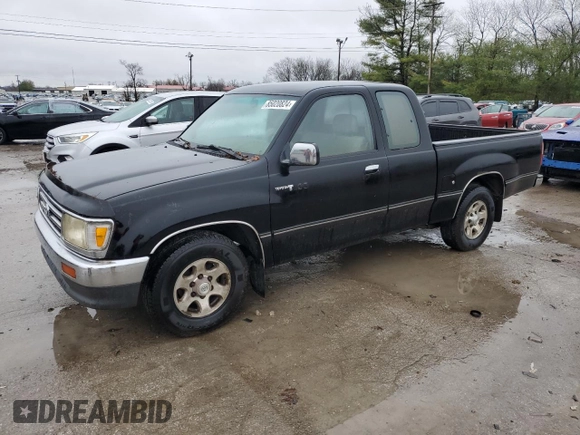 1995 Toyota T100 SR5 z VIN JT4VD12F0S0007793, wystawiony jako Copart lot #85020824 z przebiegiem 226 806 mil mil oraz Czysty tytuł • Clean title. Historia ofert i sprzedaży dostępna na DreamBid. Obrazek 1.