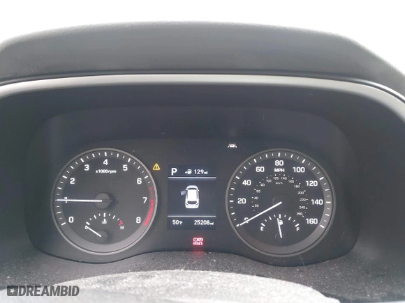 2020 Hyundai Tucson SEL with VIN KM8J3CAL1LU095182, listed as a IAAI auction lot 41851648 with 25,208 mi miles. Bid and sale history available at carsss.com. Image 7.
