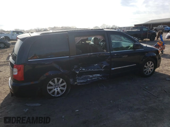 2016 Chrysler Town & Country Touring with VIN 2C4RC1BG7GR207032, listed as a Copart auction lot 45385345 with 92,189 mi miles and Salvage Title. Bid and sale history available at carsss.com. Image 3.