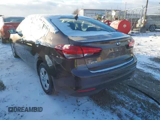 2017 Kia Forte LX with VIN 3KPFK4A71HE138687, listed as a IAAI auction lot 41042425 with 21,228 mi miles. Bid and sale history available at carsss.com. Image 3.