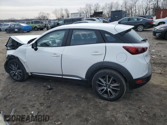 2016 Mazda CX-3 Grand Touring with VIN JM1DKBD72G0125977, listed as a Copart auction lot 45632555 with Not Provided miles and Salvage Title. Bid and sale history available at carsss.com. Image 2.