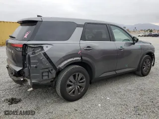2024 Nissan Pathfinder S with VIN 5N1DR3AAXRC287239, listed as a Copart auction lot 84738974 with 3,891 mi miles and Salvage Title. Bid and sale history available at carsss.com. Image 3.