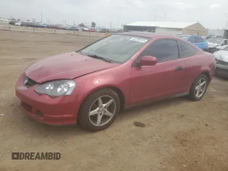 2002 Acura RSX Auto with VIN JH4DC54802C012624, listed as a Copart auction lot 62392515 with 226,368 mi miles and Salvage title. Bid and sale history available at DreamBid. Image 1.