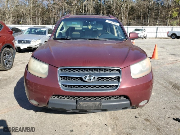2008 Hyundai Santa Fe SE with VIN 5NMSH13E88H187904, listed as a Copart auction lot 46223685 with 183,472 mi miles and Salvage Title. Bid and sale history available at carsss.com. Image 5.