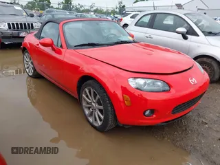 2008 Mazda MX-5 Miata Special Edition with VIN JM1NC25F580150414, listed as a IAAI auction lot 42624775 with 64,525 mi miles and . Bid and sale history available at DreamBid. Image 1.