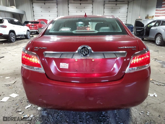 2010 Buick LaCrosse CXL with VIN 1G4GD5EG1AF258477, listed as a Copart auction lot 52189625 with 75,740 mi miles and Clean Title. Bid and sale history available at carsss.com. Image 6.