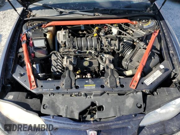 2002 Chevrolet Monte Carlo SS with VIN 2G1WX15KX29225890, listed as a Copart auction lot 78574344 with 95,880 mi miles and Salvage Title. Bid and sale history available at carsss.com. Image 11.