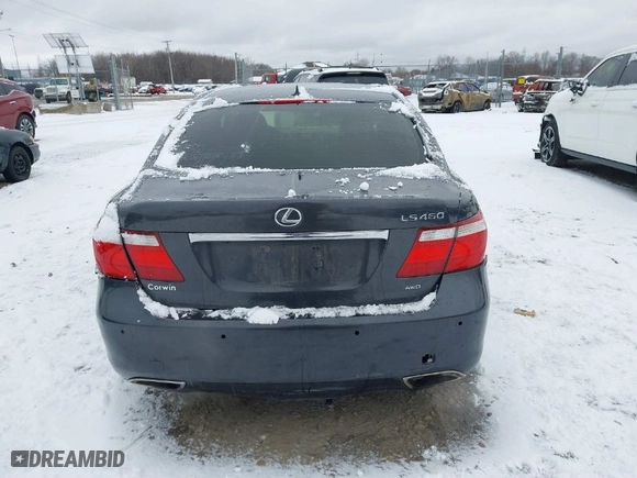 2009 Lexus LS 460 with VIN JTHCL46F895003184, listed as a IAAI auction lot 41475008 with NaN miles. Bid and sale history available at carsss.com. Image 16.