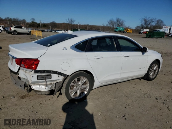 2014 Chevrolet Impala LT with VIN 1G1125S30EU168457, listed as a Copart auction lot 48887085 with 95,124 mi miles and Salvage Title. Bid and sale history available at DreamBid. Image 3.