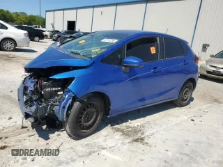 2015 Honda Fit LX with VIN 3HGGK5H56FM723252, listed as a Copart auction lot 48718255 with 170,343 mi miles and Salvage Title. Bid and sale history available at carsss.com. Image 1.