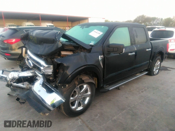 2021 Ford F-150 XL with VIN 1FTEW1C51MFC47404, listed as a IAAI auction lot 41846290 with 107,452 mi miles and . Bid and sale history available at carsss.com. Image 21.