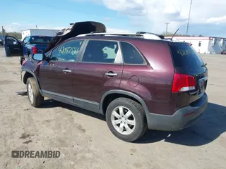 2012 Kia Sorento LX with VIN 5XYKT4A67CG191666, listed as a IAAI auction lot 42047583 with 175,404 mi miles. Bid and sale history available at carsss.com. Image 3.