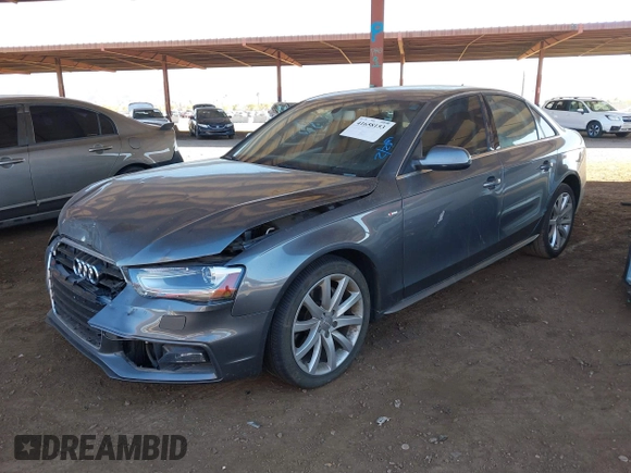 2014 Audi A4 Premium with VIN WAUAFAFL1EN037155, listed as a IAAI auction lot 41658153 with 96,711 mi miles. Bid and sale history available at carsss.com. Image 17.