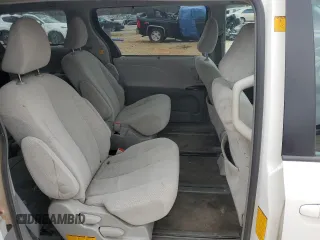 2012 Toyota Sienna LE with VIN 5TDJK3DC0CS043968, listed as a Copart auction lot 45854755 with 166,196 mi miles and Salvage Title. Bid and sale history available at carsss.com. Image 11.