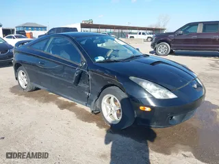 2001 Toyota Celica GT with VIN JTDDR32T310092092, listed as a IAAI auction lot 41655981 with 193,619 mi miles. Bid and sale history available at carsss.com. Image 1.