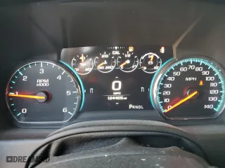 2017 Chevrolet Suburban Premier with VIN 1GNSKJKC5HR303600, listed as a Copart auction lot 83395644 with 124,465 mi miles and Salvage Title. Bid and sale history available at carsss.com. Image 9.