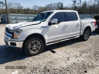 2020 Ford F-150 XL with VIN 1FTEW1EP8LFC37997, listed as a Copart auction lot 48428215 with 123,671 mi miles and Salvage Title. Bid and sale history available at carsss.com. Image 1.