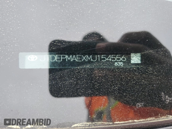 2021 Toyota Corolla LE with VIN JTDEPMAEXMJ154556, listed as a Copart auction lot 51620095 with 179,738 mi miles and Salvage Title. Bid and sale history available at carsss.com. Image 14.