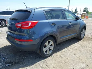 2013 Kia Sportage LX with VIN KNDPB3A27D7395592, listed as a IAAI auction lot 42102273 with 87,991 mi miles and . Bid and sale history available at DreamBid. Image 4.