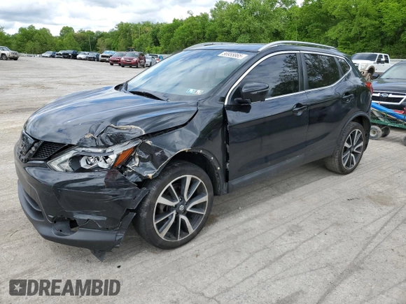 2017 Nissan Rogue SV with VIN JN1BJ1CR2HW110355, listed as a Copart auction lot 56955865 with 115,554 mi miles and Salvage title. Bid and sale history available at DreamBid. Image 1.