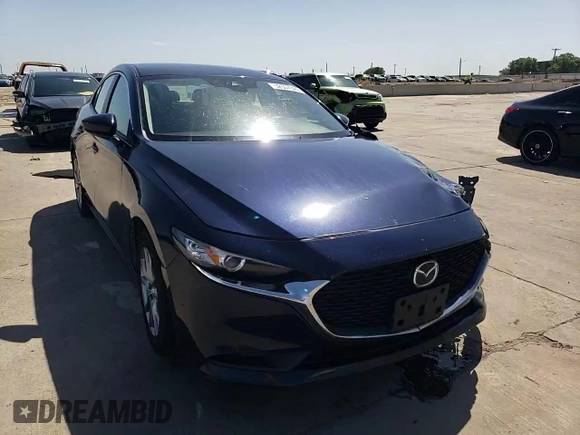2021 Mazda 3 S with VIN JM1BPAAL4M1321140, listed as a Copart auction lot 52507325 with 53,514 mi miles and Salvage Title. Bid and sale history available at DreamBid. Image 13.