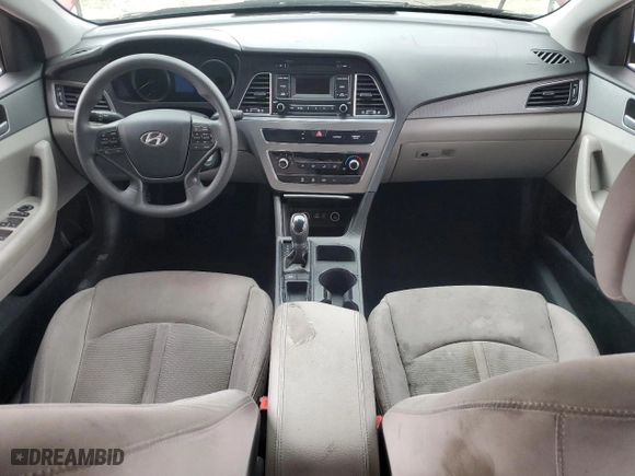 2015 Hyundai Sonata 2.4L SE with VIN 5NPE24AF0FH202469, listed as a Copart auction lot 43386605 with 0 mi miles and Salvage Title. Bid and sale history available at carsss.com. Image 8.