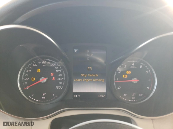 2017 Mercedes-Benz GLC with VIN WDC0G4JB1HF166291, listed as a Copart auction lot 65521144 with 0 mi miles and Salvage Title. Bid and sale history available at carsss.com. Image 9.
