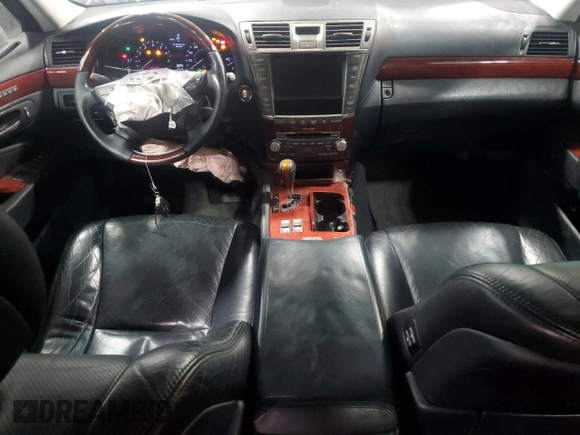 2010 Lexus LS 460 with VIN JTHCL5EF3A5007249, listed as a Copart auction lot 43432475 with 168,150 mi miles and Salvage title. Bid and sale history available at DreamBid. Image 8.
