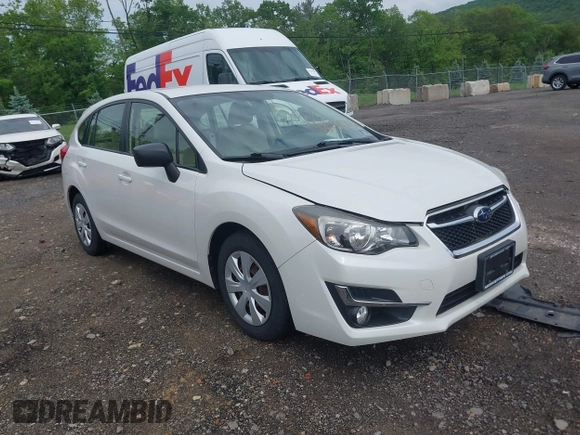 2015 Subaru Impreza 2.0i z VIN JF1GPAA68F8308519, wystawiony jako IAAI lot #42290716 z przebiegiem 59 110 mil mil oraz . Historia ofert i sprzedaży dostępna na DreamBid. Obrazek 1.