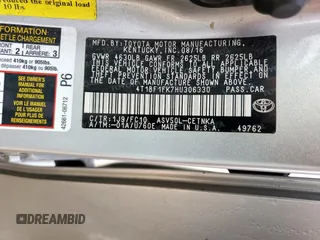 2017 Toyota Camry XLE with VIN 4T1BF1FK7HU306330, listed as a Copart auction lot 57064515 with 353,146 mi miles and Clean title. Bid and sale history available at DreamBid. Image 12.