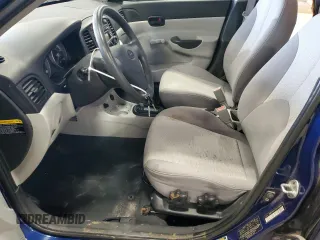 2008 Hyundai Accent GLS with VIN KMHCN46C78U279499, listed as a Copart auction lot 48026805 with 152,986 mi miles and Salvage Title. Bid and sale history available at carsss.com. Image 7.