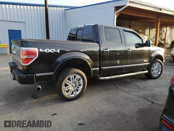2012 Ford F-150 XL with VIN 1FTFW1ET4CFC56239, listed as a Copart auction lot 48560955 with 154,754 mi miles and Salvage Title. Bid and sale history available at carsss.com. Image 3.