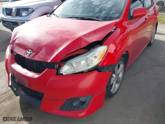 2009 Toyota Matrix S with VIN 2T1KE40E09C014254, listed as a IAAI auction lot 41687572 with 161,076 mi miles. Bid and sale history available at carsss.com. Image 6.