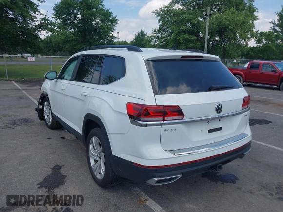 2023 Volkswagen Atlas SE with VIN 1V2HR2CA9PC536820, listed as a IAAI auction lot 42629724 with 25,419 mi miles and . Bid and sale history available at DreamBid. Image 3.