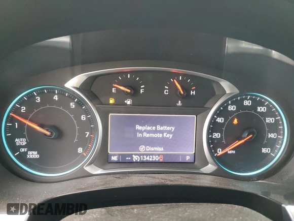 2021 Chevrolet Traverse RS with VIN 1GNERJKWXMJ153348, listed as a Copart auction lot 44298025 with 134,230 mi miles and Salvage Title. Bid and sale history available at carsss.com. Image 9.