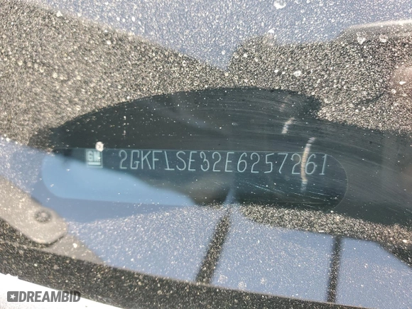 2014 GMC Terrain SLT with VIN 2GKFLSE32E6257261, listed as a Copart auction lot 50463485 with 145,559 mi miles and Salvage Title. Bid and sale history available at carsss.com. Image 14.