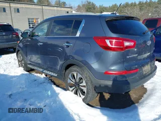 2013 Kia Sportage SX with VIN KNDPCCA69D7365073, listed as a IAAI auction lot 41451663 with 67,437 mi miles and . Bid and sale history available at carsss.com. Image 3.