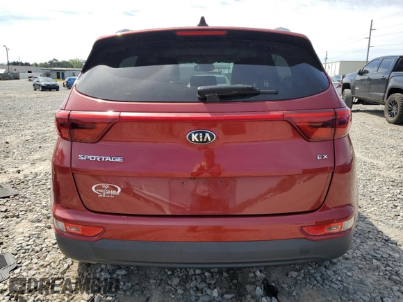 2018 Kia Sportage EX with VIN KNDPN3AC2J7397679, listed as a Copart auction lot 50773295 with 52,375 mi miles and Salvage Title. Bid and sale history available at DreamBid. Image 6.