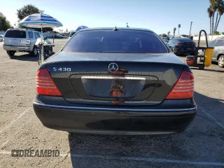 2003 Mercedes-Benz S-Class 4.3L with VIN WDBNG70JX3A325206, listed as a Copart auction lot 78759324 with 138,294 mi miles and Clean Title. Bid and sale history available at carsss.com. Image 6.