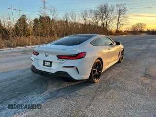 2019 BMW 8 Series M850i xDrive with VIN WBABC4C59KBU95625, listed as a Copart auction lot 43650255 with 64,452 mi miles and Clean Title. Bid and sale history available at DreamBid. Image 3.