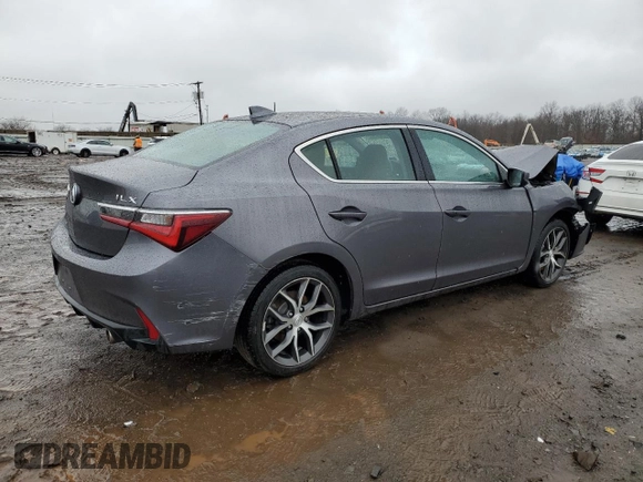 2022 Acura ILX Premium with VIN 19UDE2F77NA004794, listed as a Copart auction lot 44600853 with 9,189 mi miles and . Bid and sale history available at DreamBid. Image 3.