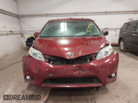 2011 Toyota Sienna XLE with VIN 5TDDK3DC6BS007004, listed as a IAAI auction lot 41793481 with 255,255 mi miles. Bid and sale history available at carsss.com. Image 13.