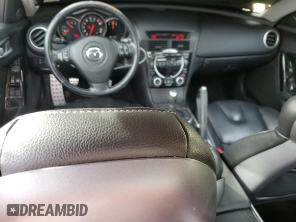 2005 Mazda RX-8 with VIN JM1FE173450156633, listed as a Copart auction lot 47253255 with 115,153 mi miles and Salvage Title. Bid and sale history available at carsss.com. Image 8.
