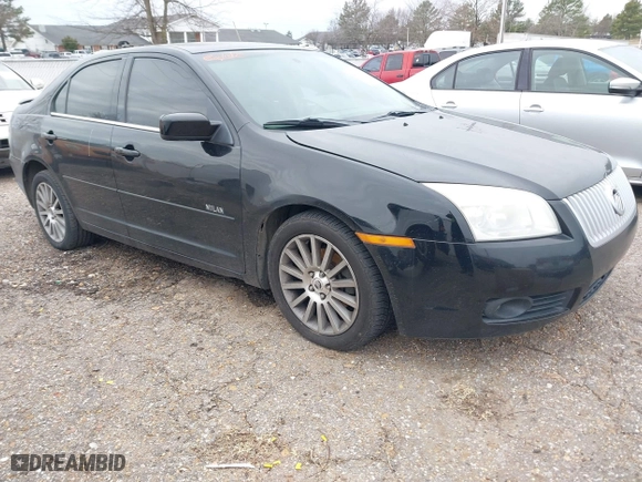 2008 Mercury Milan Premier with VIN 3MEHM08138R617066, listed as a IAAI auction lot 41600962 with 169,296 mi miles. Bid and sale history available at carsss.com. Image 1.