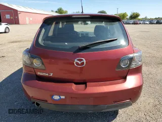 2006 Mazda 3 s with VIN JM1BK143961463934, listed as a Copart auction lot 70430124 with 238,221 mi miles and Salvage Title. Bid and sale history available at carsss.com. Image 6.