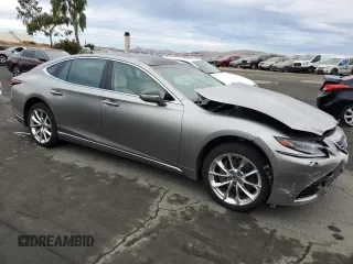 2018 Lexus LS with VIN JTHB5LFF7J5000524, listed as a Copart auction lot 76068154 with 64,029 mi miles and Salvage Title. Bid and sale history available at carsss.com. Image 4.