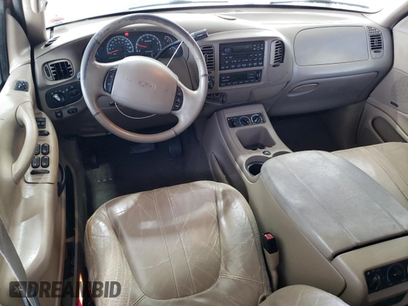 2002 Ford Expedition Eddie Bauer with VIN 1FMFU18L32LA46941, listed as a Copart auction lot 56998815 with 258,931 mi miles and Salvage title. Bid and sale history available at DreamBid. Image 8.
