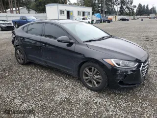 2018 Hyundai Elantra SEL with VIN 5NPD84LF9JH296609, listed as a Copart auction lot 76498884 with 76,568 mi miles and Salvage Title. Bid and sale history available at carsss.com. Image 4.