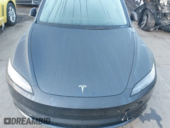 2025 Tesla Model 3 Long Range with VIN 5YJ3E1EA1SF877851, listed as a IAAI auction lot 41917772 with 2,313 mi miles and . Bid and sale history available at carsss.com. Image 10.